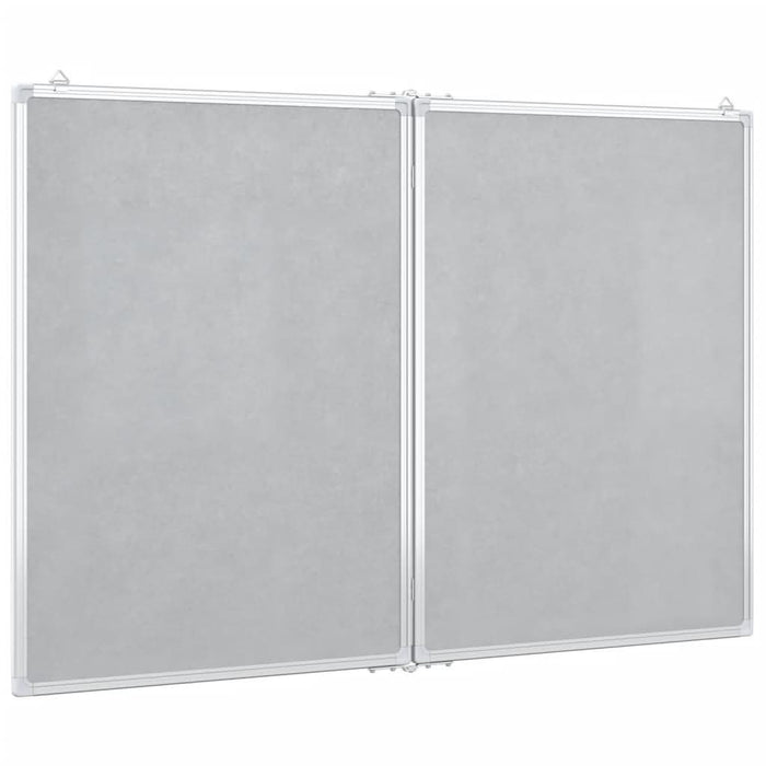 Tablă magnetică pliabilă, alb, 120x80x1,7 cm, aluminiu - WALTI WALTI