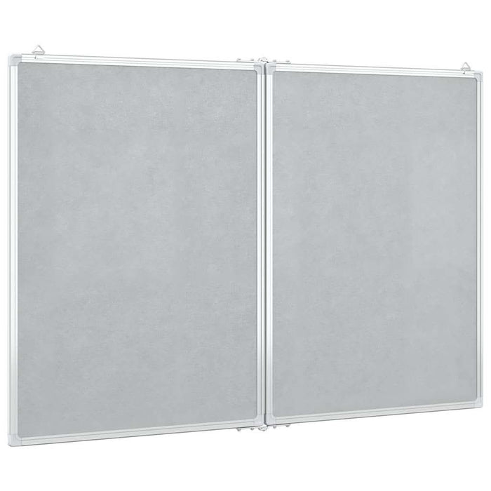 Tablă magnetică pliabilă, alb, 120x100x1,7 cm, aluminiu - WALTI WALTI