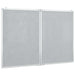 Tablă magnetică pliabilă, alb, 120x100x1,7 cm, aluminiu - WALTI WALTI