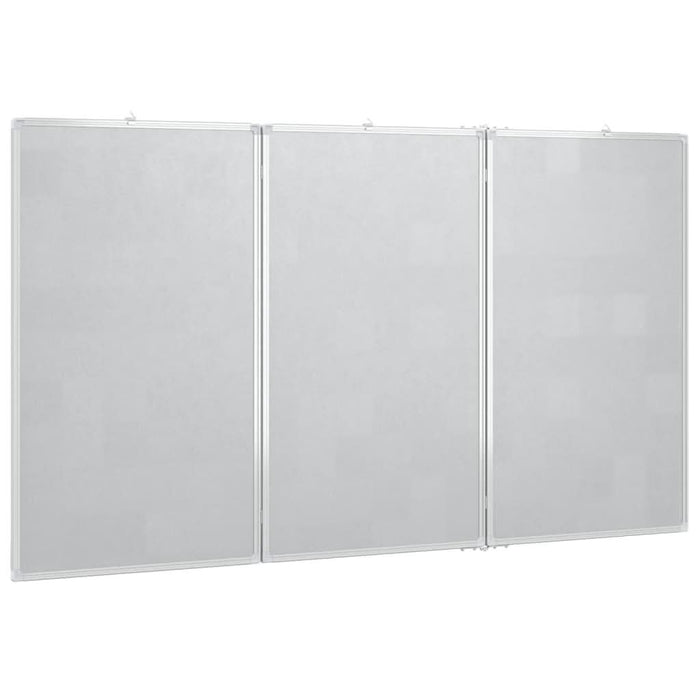 Tablă magnetică pliabilă, alb, 120x100x1,7 cm, aluminiu - WALTI WALTI