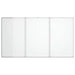 Tablă magnetică pliabilă, alb, 150x80x1,7 cm, aluminiu - WALTI WALTI