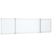 Tablă magnetică pliabilă, alb, 160x40x1,7 cm, aluminiu - WALTI WALTI