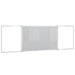 Tablă magnetică pliabilă, alb, 160x60x1,7 cm, aluminiu - WALTI WALTI