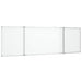 Tablă magnetică pliabilă, alb, 200x60x1,7 cm, aluminiu - WALTI WALTI