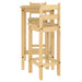 Set mobilier de bar, 3 piese, lemn masiv de pin - WALTI WALTI
