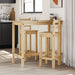 Set mobilier de bar, 3 piese, lemn masiv de pin - WALTI WALTI