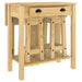 Set mobilier de bar, 3 piese, lemn masiv de pin - WALTI WALTI