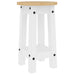Set mobilier de bar, 3 piese, alb, lemn masiv de pin - WALTI WALTI