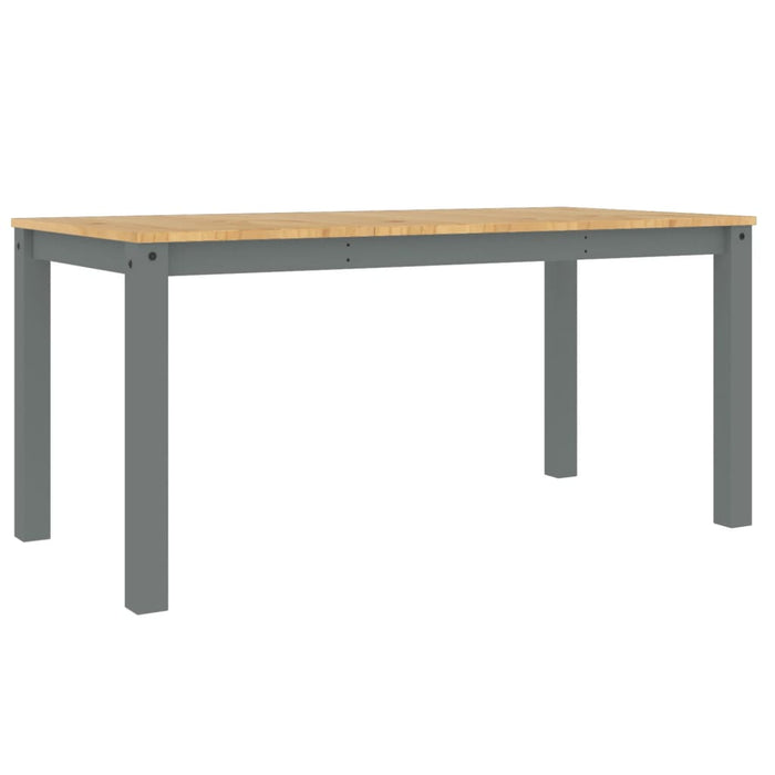 Masă de sufragerie PANAMA, gri, 160x80x75 cm, lemn masiv pin - WALTI WALTI