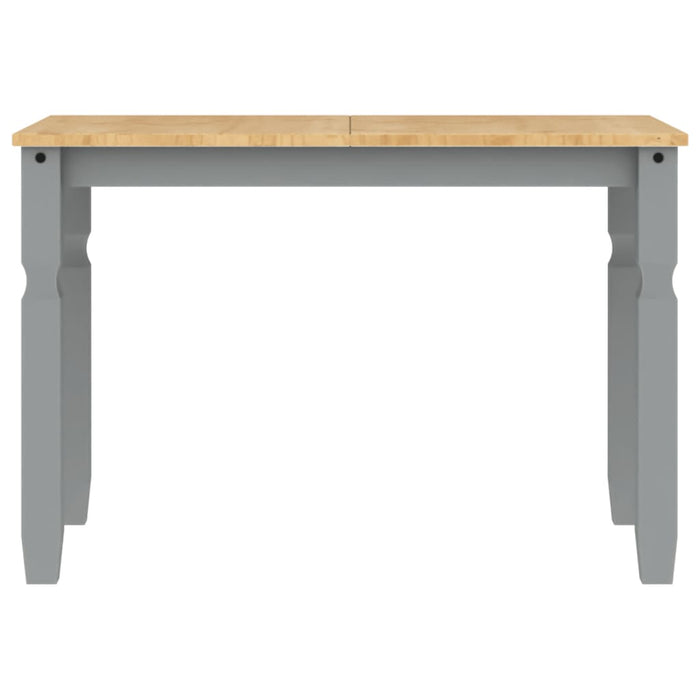 Masă de sufragerie "Corona", gri 112x60x75 cm lemn masiv de pin - WALTI WALTI