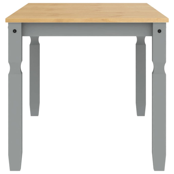 Masă de sufragerie "Corona", gri 160x80x75 cm lemn masiv de pin - WALTI WALTI