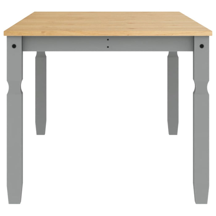 Masă de sufragerie "Corona", gri 180x90x75 cm lemn masiv de pin - WALTI WALTI