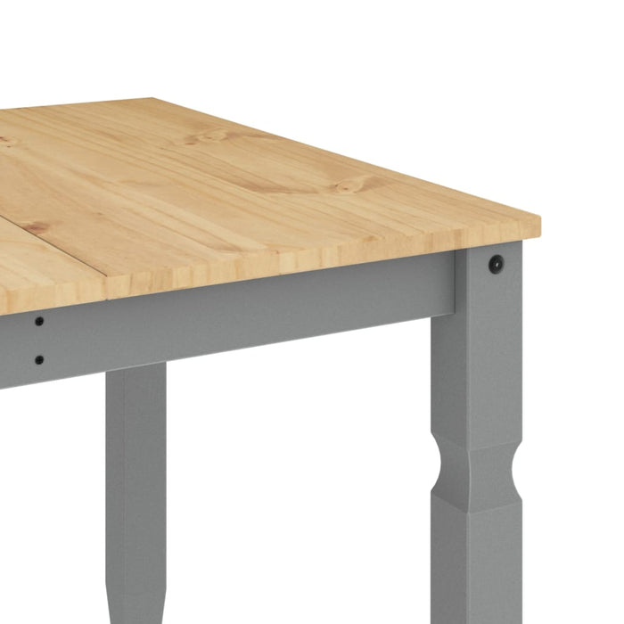 Masă de sufragerie "Corona", gri 180x90x75 cm lemn masiv de pin - WALTI WALTI