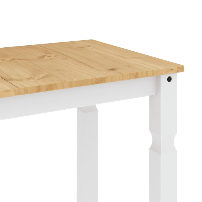 Masă de sufragerie "Corona", alb 180x90x75 cm lemn masiv de pin - WALTI WALTI