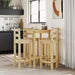 Set mobilier de bar, 5 piese, lemn masiv de pin - WALTI WALTI