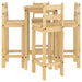 Set mobilier de bar, 5 piese, lemn masiv de pin - WALTI WALTI