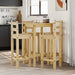 Set mobilier de bar, 5 piese, lemn masiv de pin - WALTI WALTI