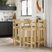 Set mobilier de bar, 5 piese, lemn masiv de pin - WALTI WALTI