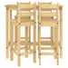 Set mobilier de bar, 5 piese, lemn masiv de pin - WALTI WALTI