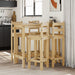 Set mobilier de bar, 5 piese, lemn masiv de pin - WALTI WALTI