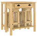 Set mobilier de bar, 5 piese, lemn masiv de pin - WALTI WALTI