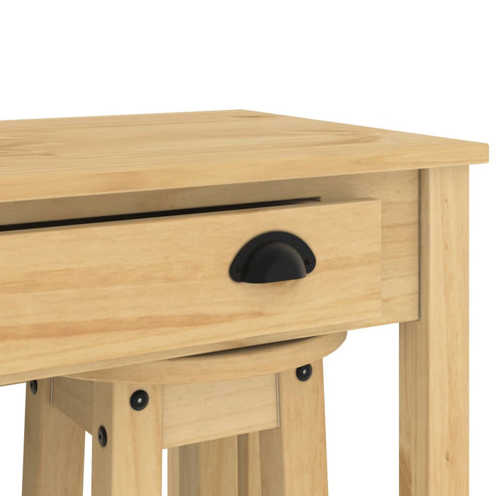 Set mobilier de bar, 5 piese, lemn masiv de pin - WALTI WALTI