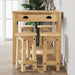 Set mobilier de bar, 5 piese, lemn masiv de pin - WALTI WALTI