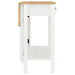 Set mobilier de bar, 5 piese, alb, lemn masiv de pin - WALTI WALTI
