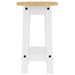 Set mobilier de bar, 5 piese, alb, lemn masiv de pin - WALTI WALTI