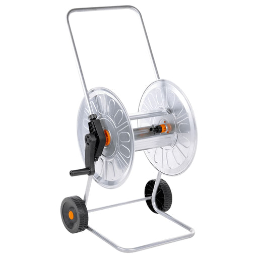 Cărucior cu tambur pentru furtun 80 m 1/2" sau 50 m 3/4", oțel - WALTI WALTI