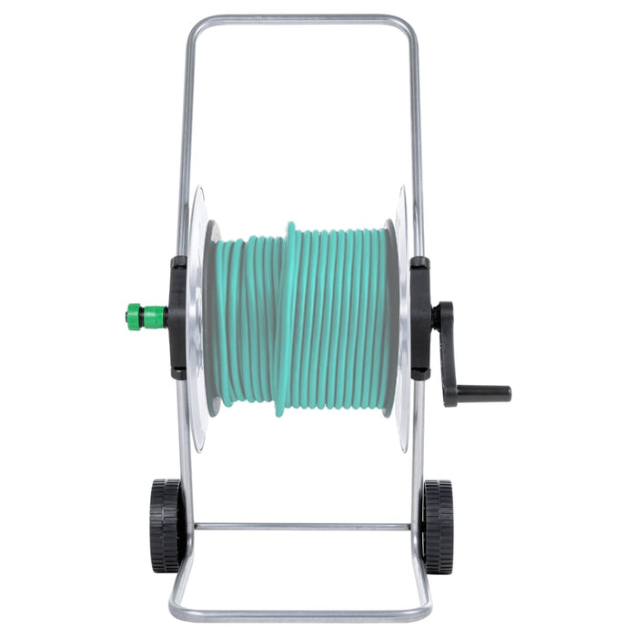 Cărucior cu tambur pentru furtun 80 m 1/2" sau 50 m 3/4", oțel - WALTI WALTI