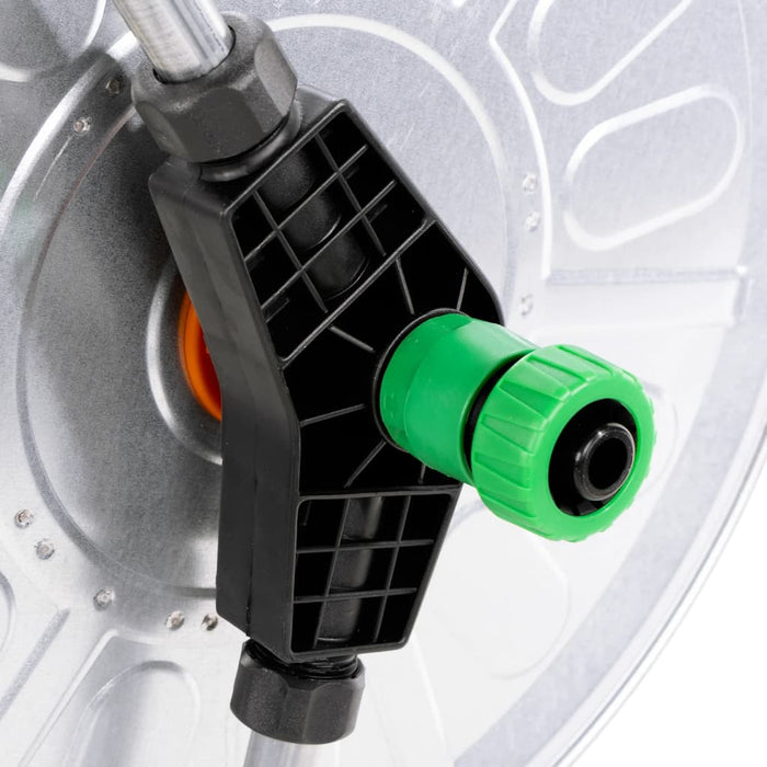 Cărucior cu tambur pentru furtun 80 m 1/2" sau 50 m 3/4", oțel - WALTI WALTI