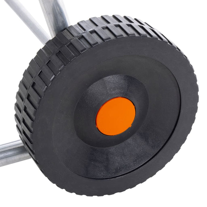 Cărucior cu tambur pentru furtun 80 m 1/2" sau 50 m 3/4", oțel - WALTI WALTI