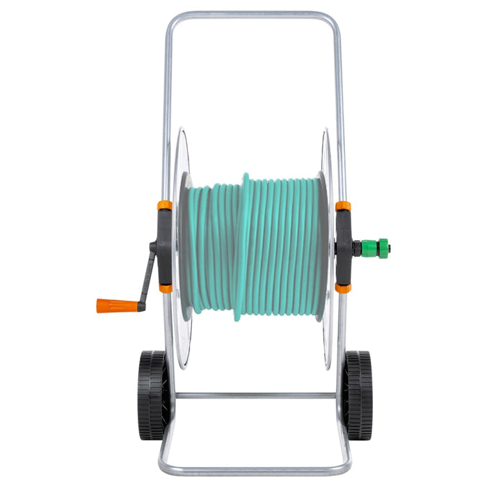 Cărucior cu tambur pentru furtun 110 m 1/2" sau 80 m 3/4", oțel - WALTI WALTI