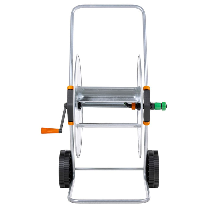 Cărucior cu tambur pentru furtun 110 m 1/2" sau 80 m 3/4", oțel - WALTI WALTI