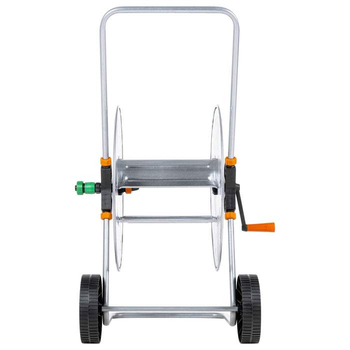 Cărucior cu tambur pentru furtun 110 m 1/2" sau 80 m 3/4", oțel - WALTI WALTI