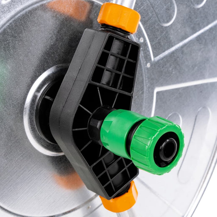 Cărucior cu tambur pentru furtun 110 m 1/2" sau 80 m 3/4", oțel - WALTI WALTI
