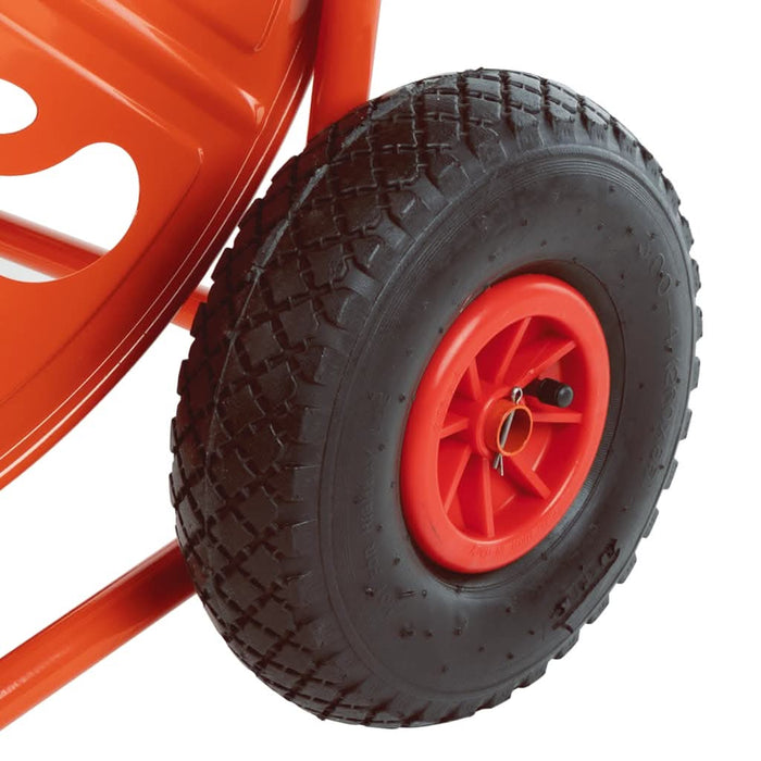 Cărucior cu tambur pentru furtun de 140 m 3/4", oțel - WALTI WALTI
