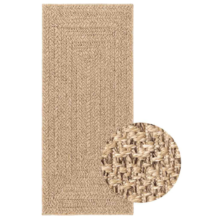 Covor ZIZUR aspect iută, 80x200 cm, pentru interior și exterior - WALTI WALTI