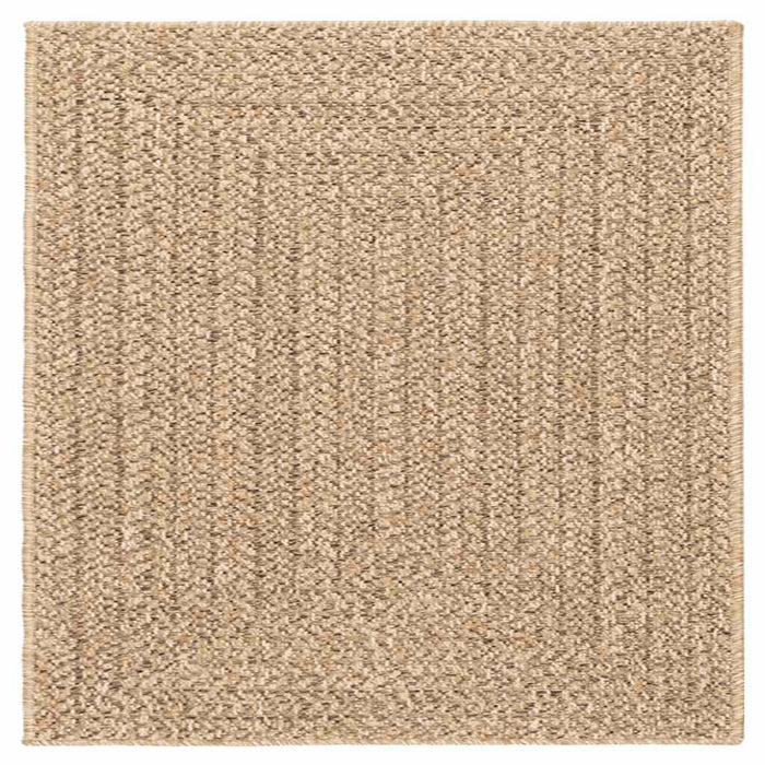 Covor ZIZUR aspect iută, 120x120cm, pentru interior și exterior - WALTI WALTI