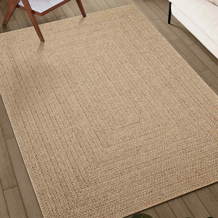 Covor ZIZUR aspect iută, 200x200cm, pentru interior și exterior WALTI