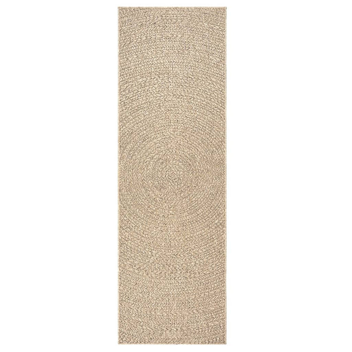 Covor ZIZUR aspect iută, 80x200 cm, pentru interior și exterior - WALTI WALTI