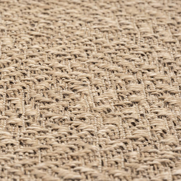 Covor ZIZUR aspect iută, 120x120cm, pentru interior și exterior - WALTI WALTI