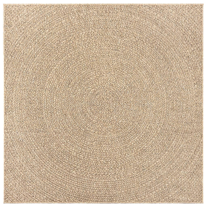 Covor ZIZUR aspect iută, 200x200cm, pentru interior și exterior WALTI