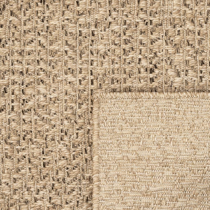 Covor ZIZUR aspect iută, 200x200cm, pentru interior și exterior WALTI