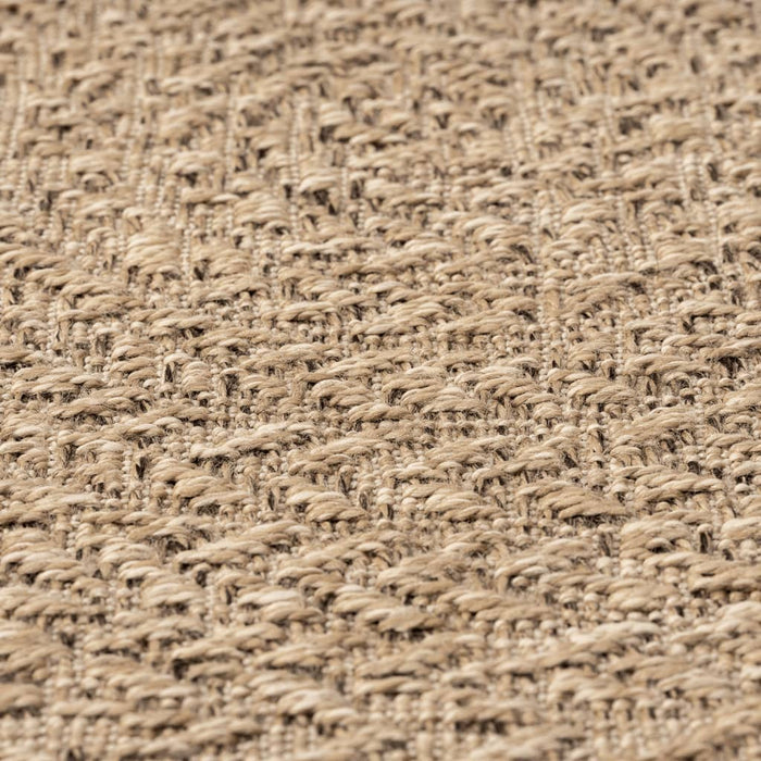 Covor ZIZUR aspect iută, Ø 200 cm, pentru interior și exterior - WALTI WALTI