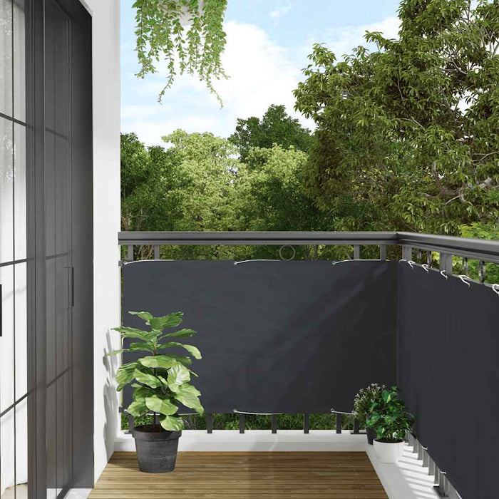 Paravan de balcon, antracit, 300x75 cm, PVC WALTI
