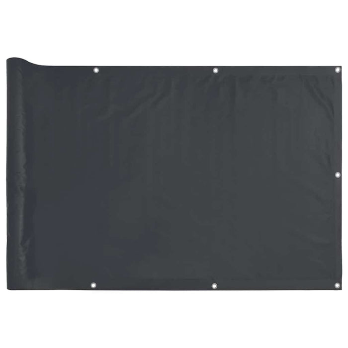 Paravan de balcon, antracit, 400x75 cm, PVC WALTI