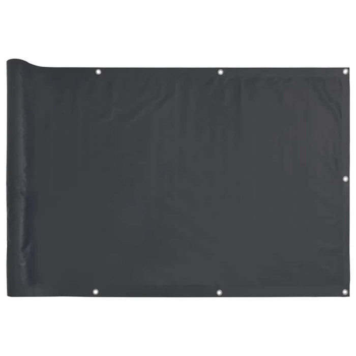Paravan de balcon, antracit, 600x75 cm, PVC WALTI
