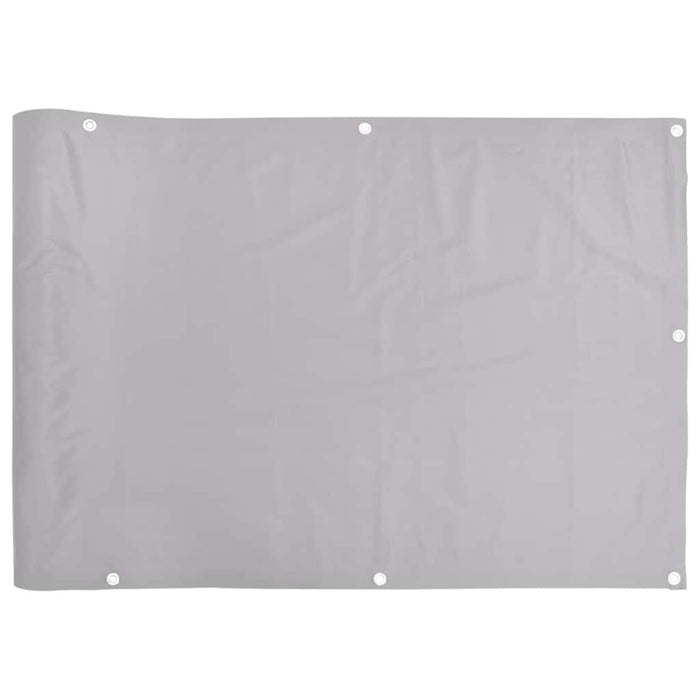 Paravan de balcon, gri, 500x90 cm, PVC - WALTI WALTI